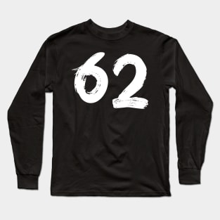 Number 62 Long Sleeve T-Shirt